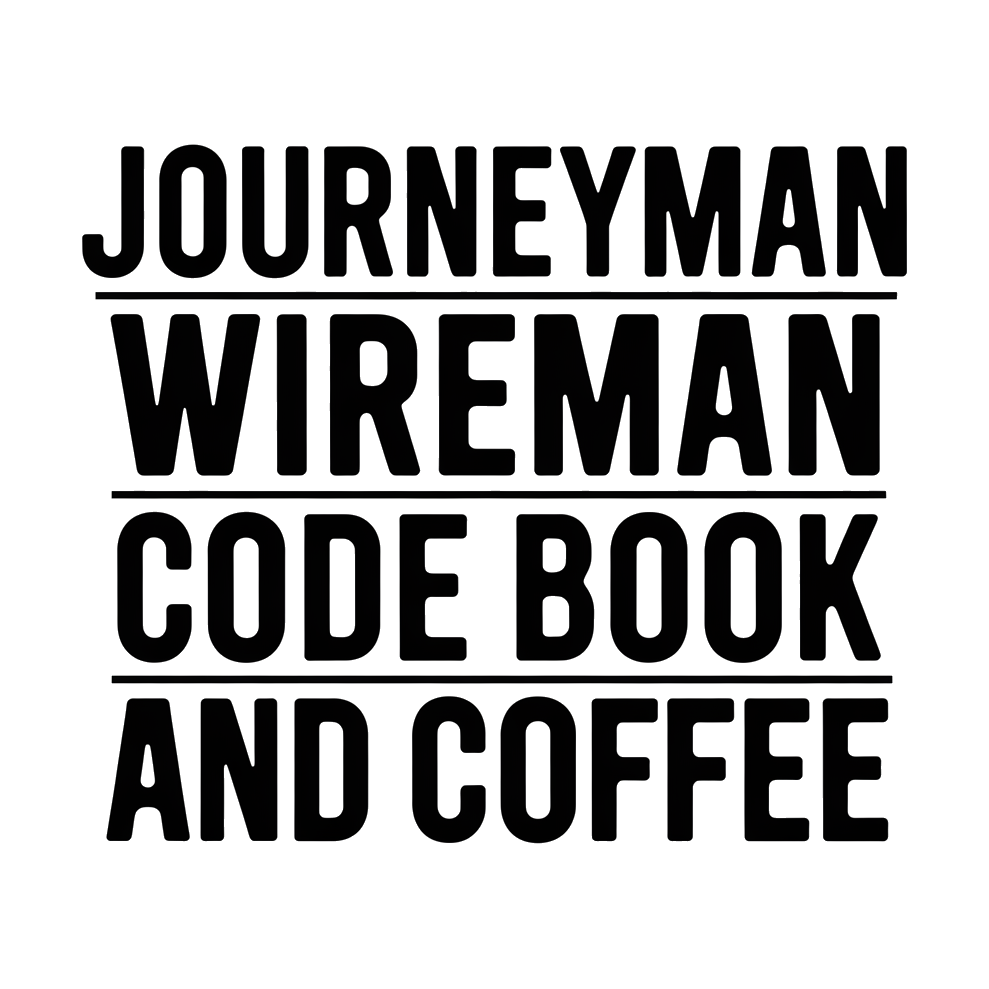 Journeyman Wireman Code Book and Coffee Tote Bag - Inside Wi — alt angle
