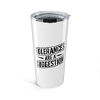 CNC Crash Tolerance 20oz Stainless Steel Tumbler — Machinist Shop Floor Coffee Cup