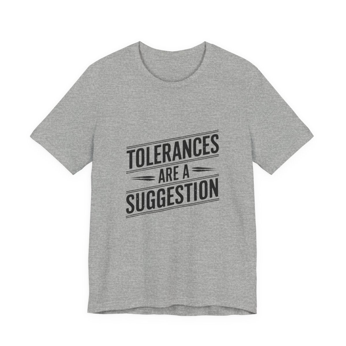 CNC Machinist T-Shirt Tolerance Humor Tee Crash Recovery Shop Floor Workwear Badge Unisex Shirt