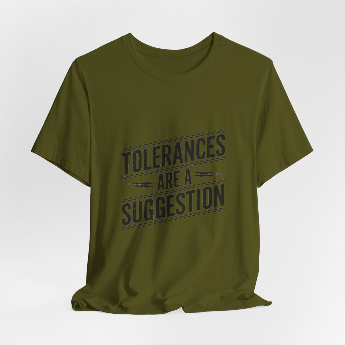 CNC Machinist T-Shirt Tolerance Humor Tee Crash Recovery Shop Floor Workwear Badge Unisex Shirt