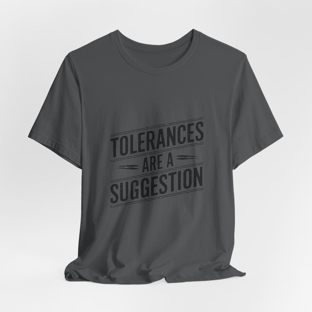 CNC Machinist T-Shirt Tolerance Humor Tee Crash Recovery Shop Floor Workwear Badge Unisex Shirt