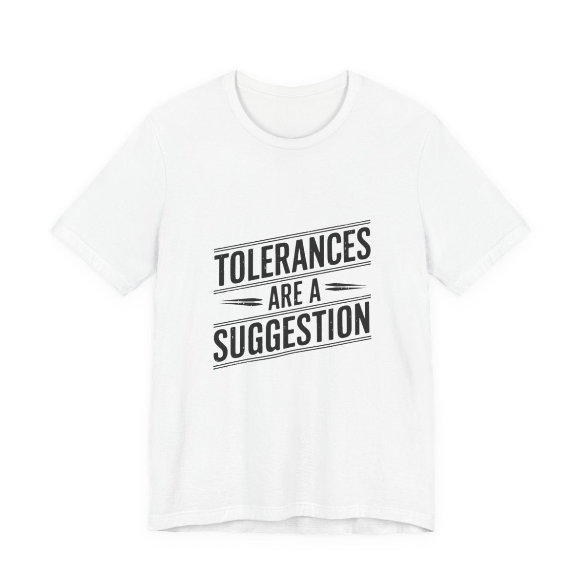 CNC Machinist T-Shirt Tolerance Humor Tee Crash Recovery Shop Floor Workwear Badge Unisex Shirt