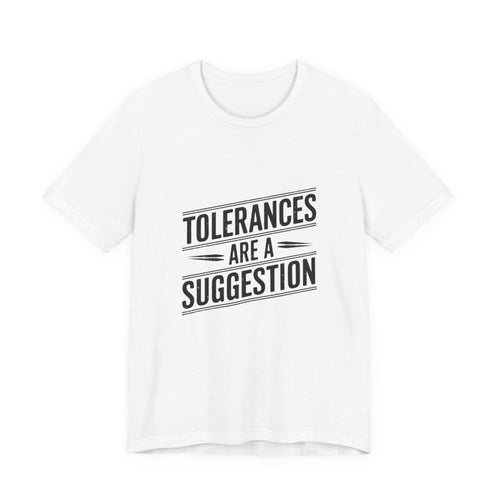 CNC Machinist T-Shirt Tolerance Humor Tee Crash Recovery Shop Floor Workwear Badge Unisex Shirt