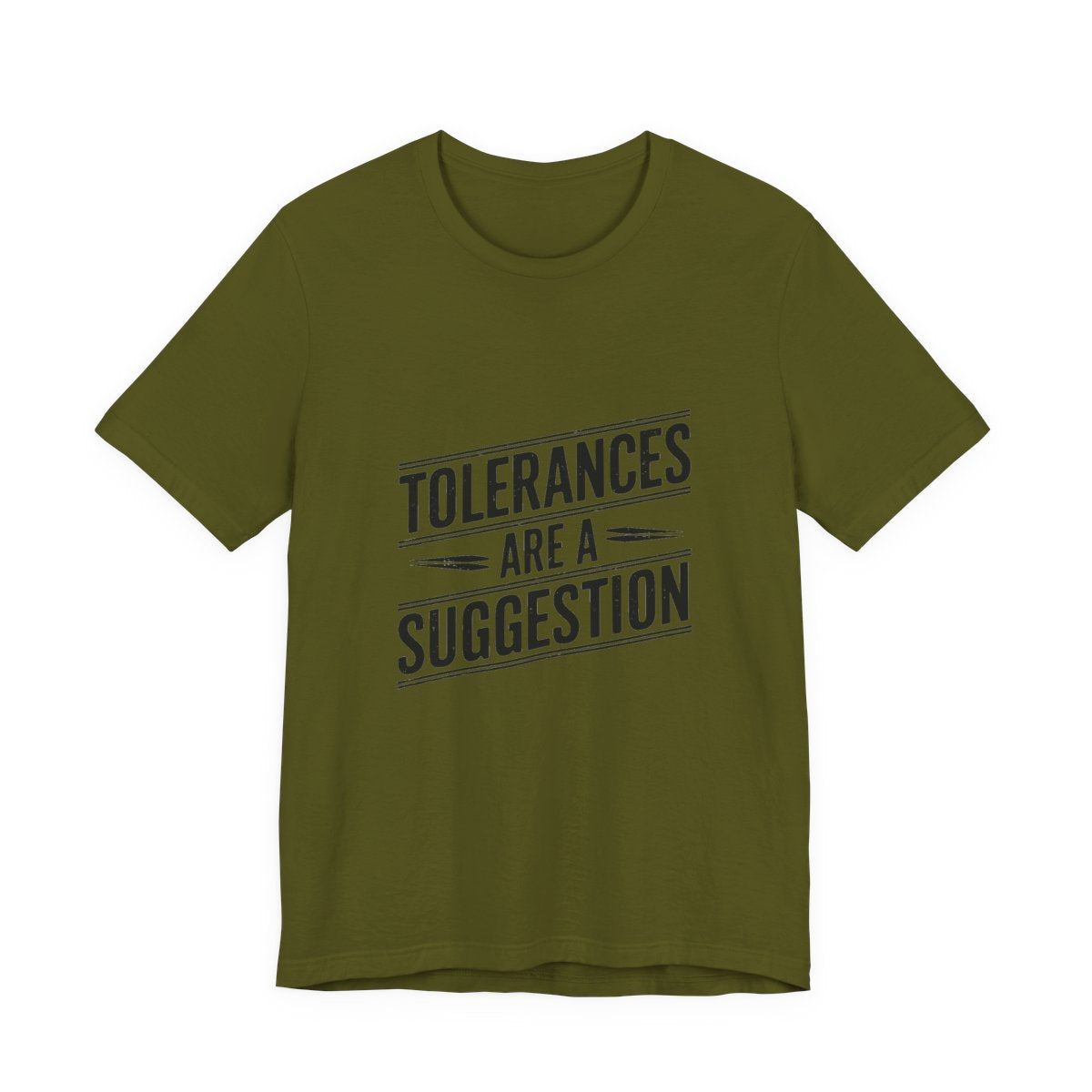 CNC Machinist T-Shirt Tolerance Humor Tee Crash Recovery Shop Floor Workwear Badge Unisex Shirt