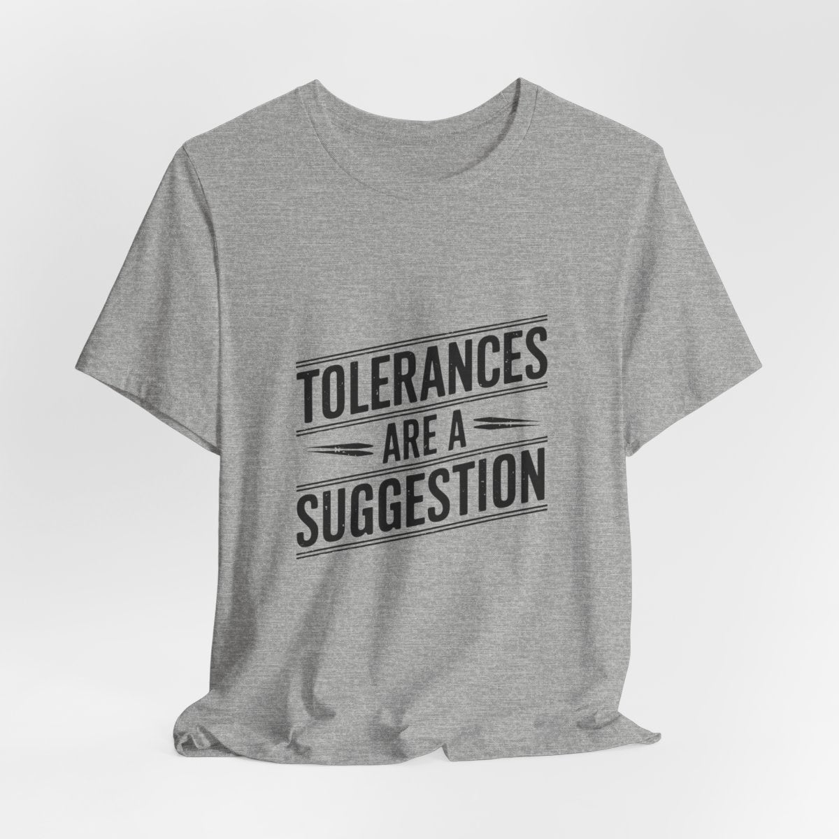 CNC Machinist T-Shirt Tolerance Humor Tee Crash Recovery Shop Floor Workwear Badge Unisex Shirt