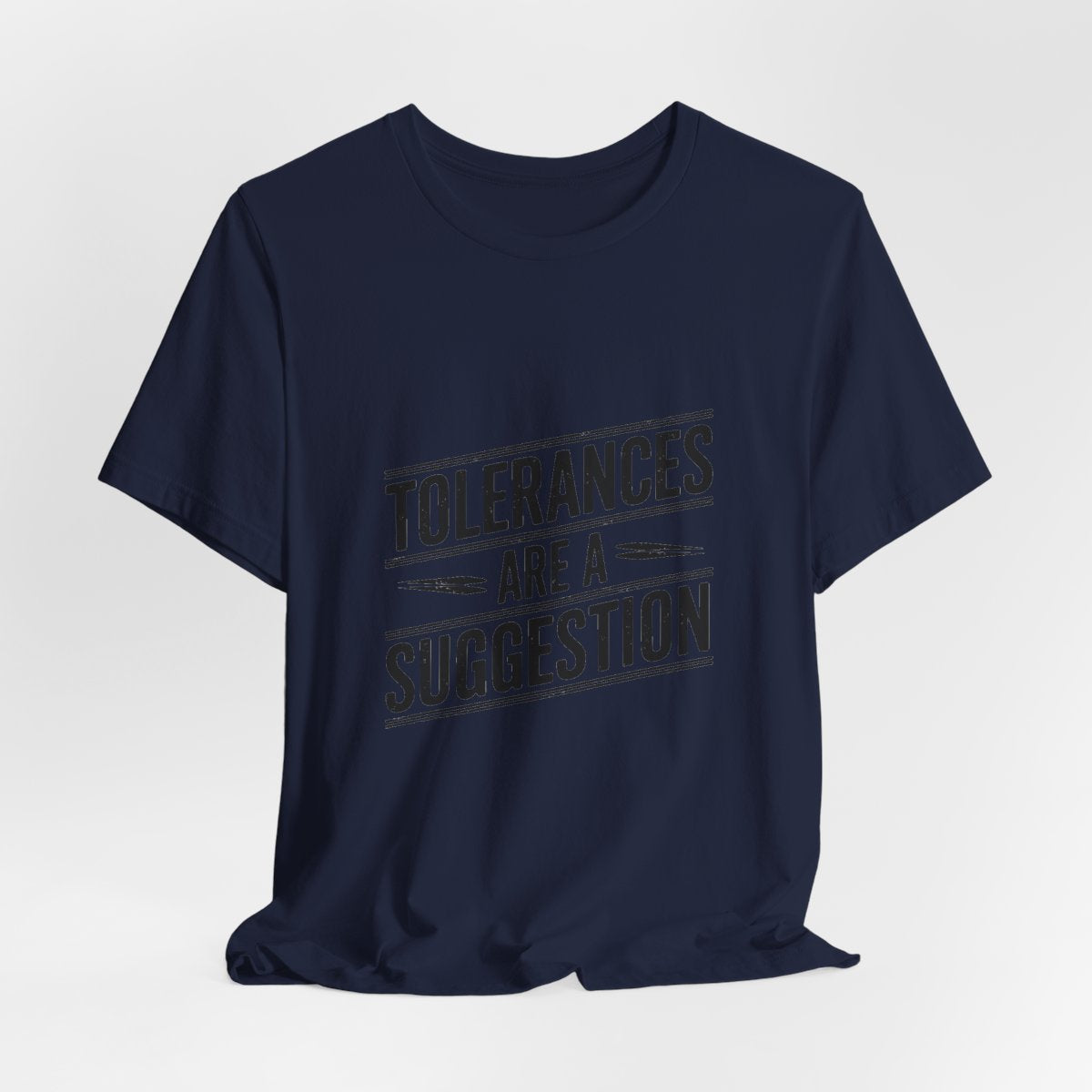 CNC Machinist T-Shirt Tolerance Humor Tee Crash Recovery Shop Floor Workwear Badge Unisex Shirt