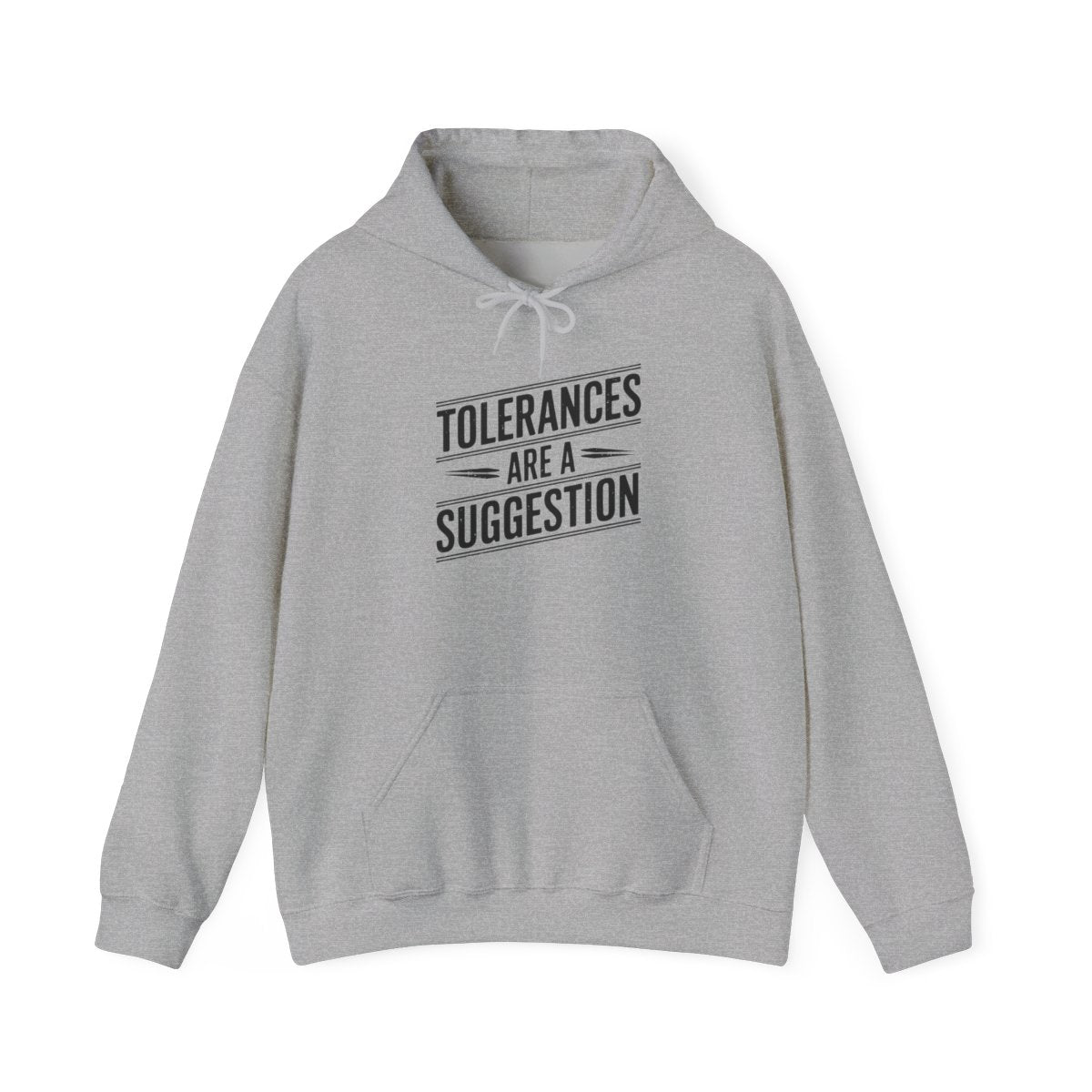 CNC Tolerance Hoodie - Machinist Crash Humor Pullover for Shop Floor Operators
