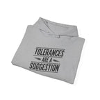 CNC Tolerance Hoodie - Machinist Crash Humor Pullover for Shop Floor Operators