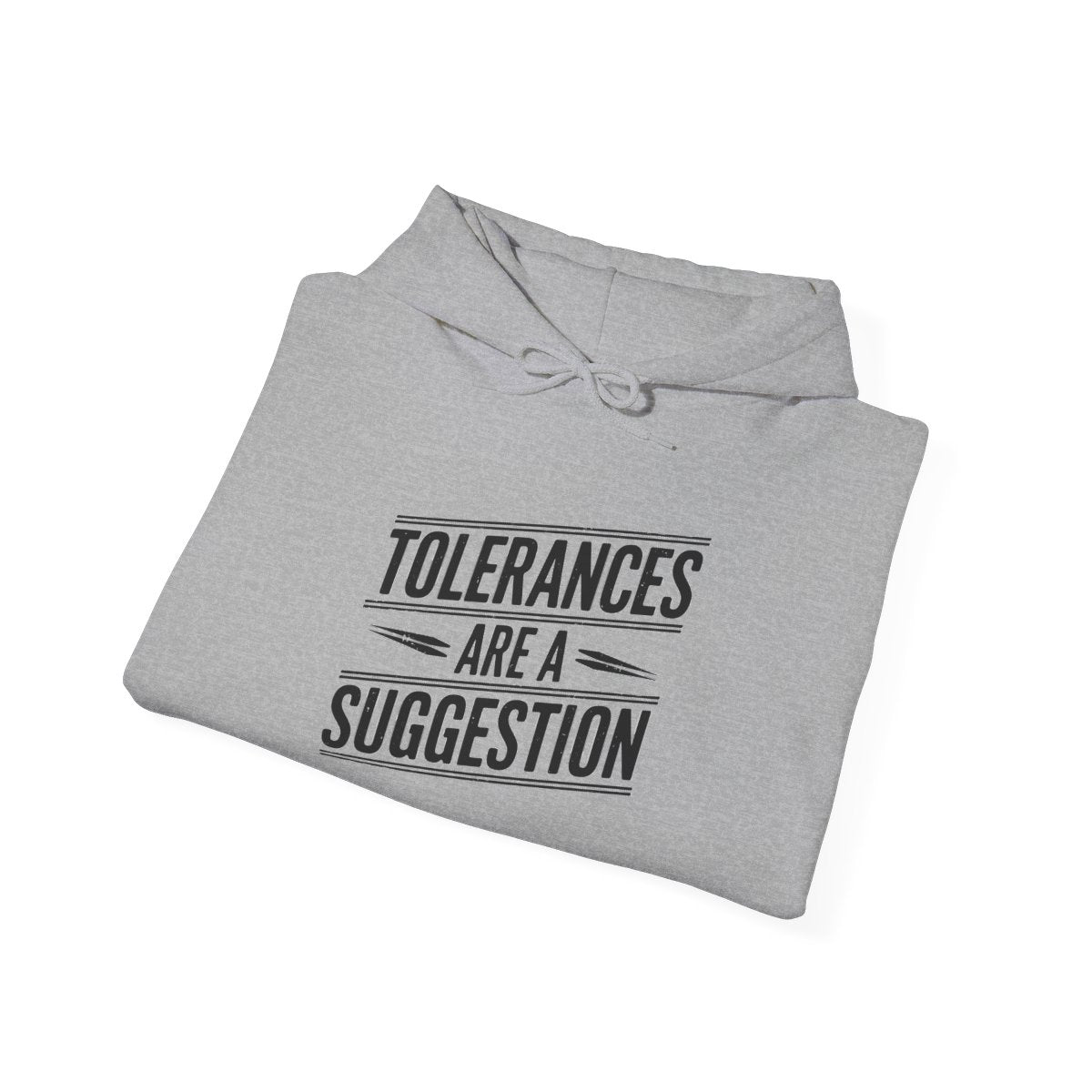 CNC Tolerance Hoodie - Machinist Crash Humor Pullover for Shop Floor Operators
