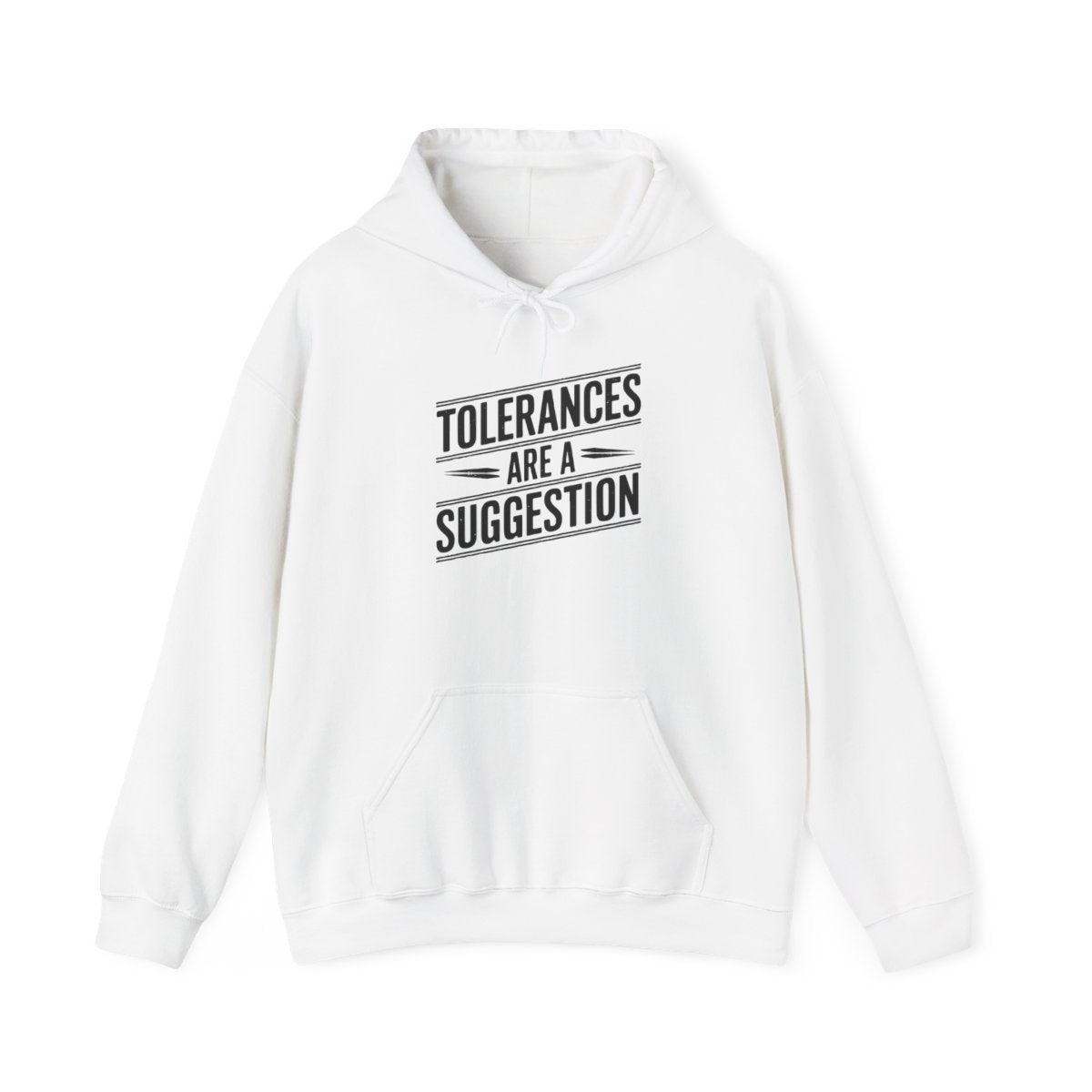 CNC Tolerance Hoodie - Machinist Crash Humor Pullover for Shop Floor Operators