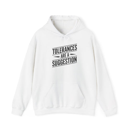CNC Tolerance Hoodie - Machinist Crash Humor Pullover for Shop Floor Operators