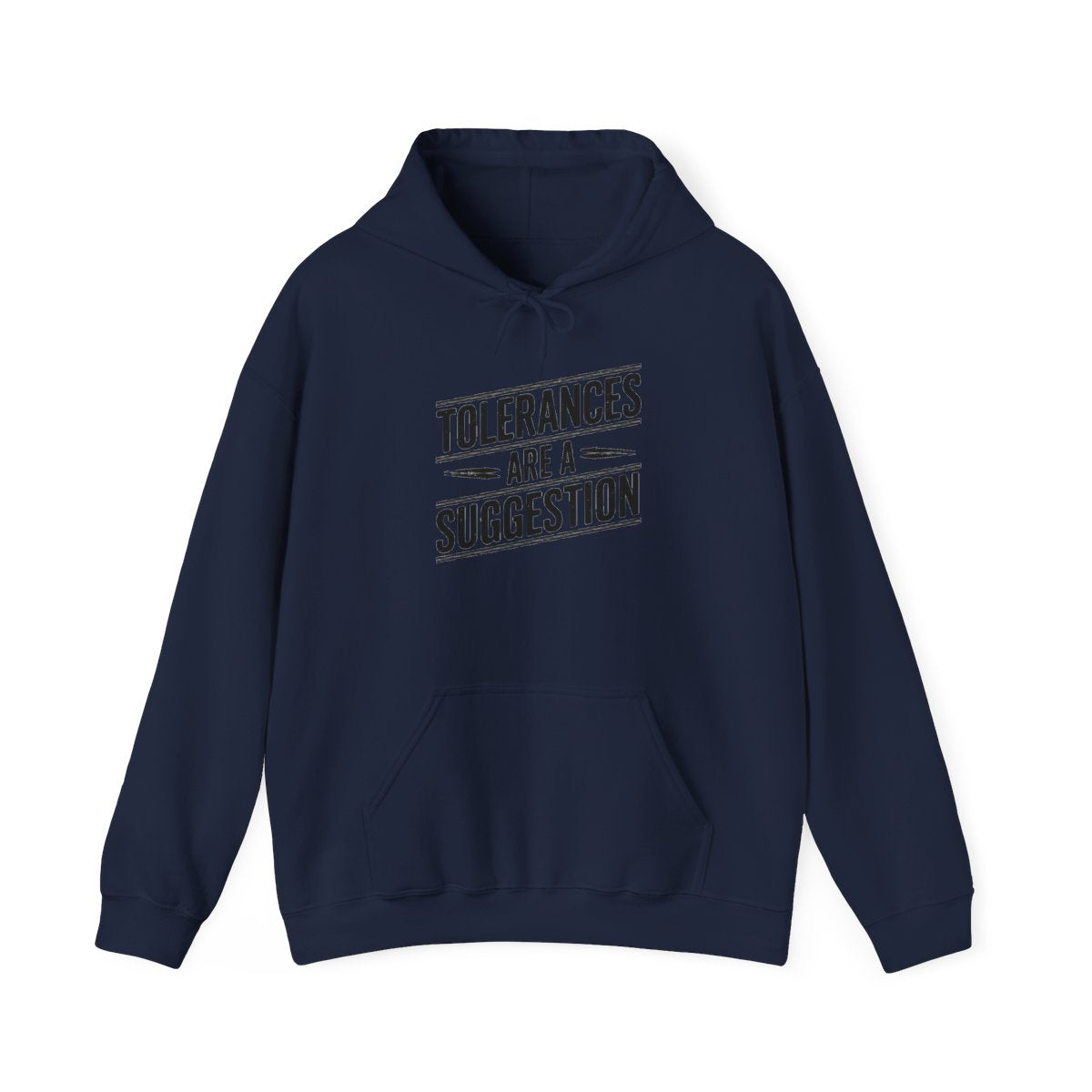 CNC Tolerance Hoodie - Machinist Crash Humor Pullover for Shop Floor Operators