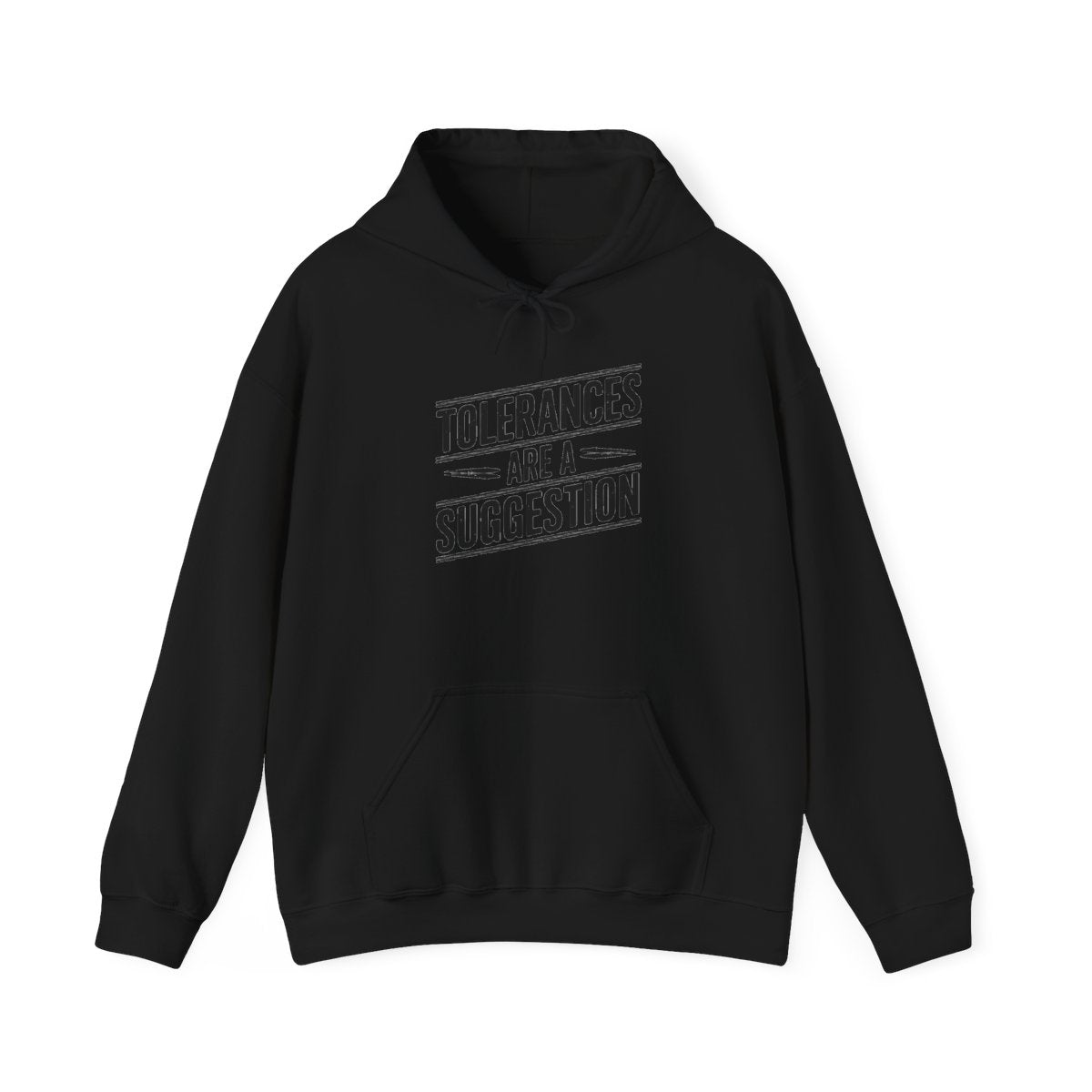 CNC Tolerance Hoodie - Machinist Crash Humor Pullover for Shop Floor Operators
