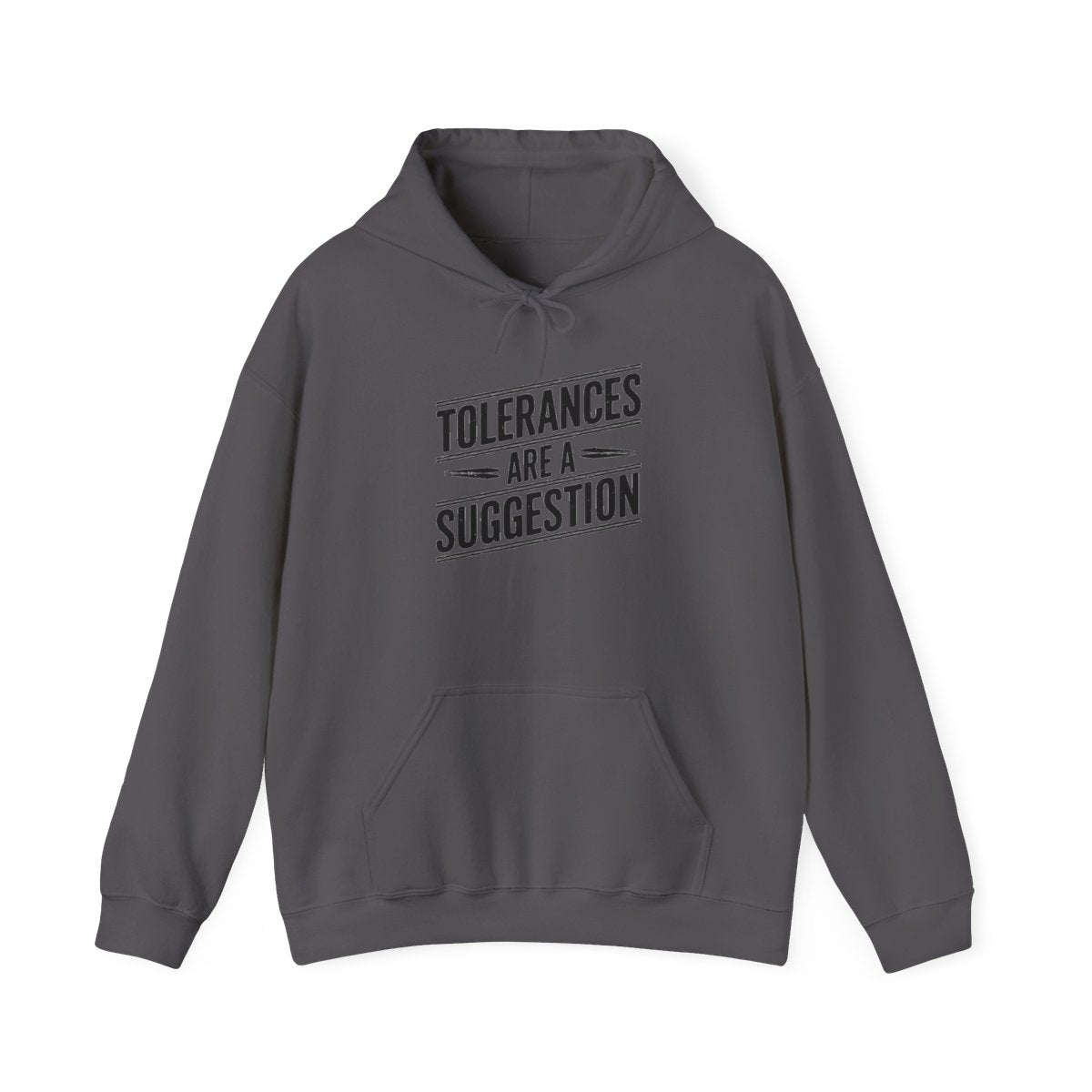 CNC Tolerance Hoodie - Machinist Crash Humor Pullover for Shop Floor Operators