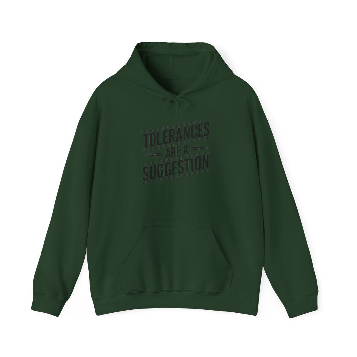 CNC Tolerance Hoodie - Machinist Crash Humor Pullover for Shop Floor Operators