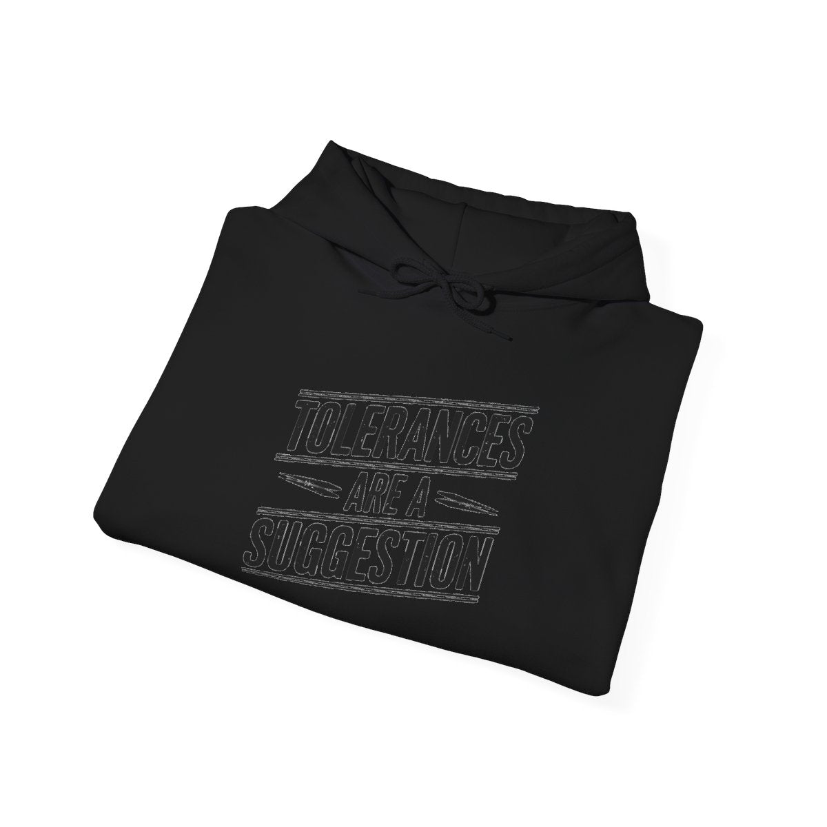CNC Tolerance Hoodie - Machinist Crash Humor Pullover for Shop Floor Operators