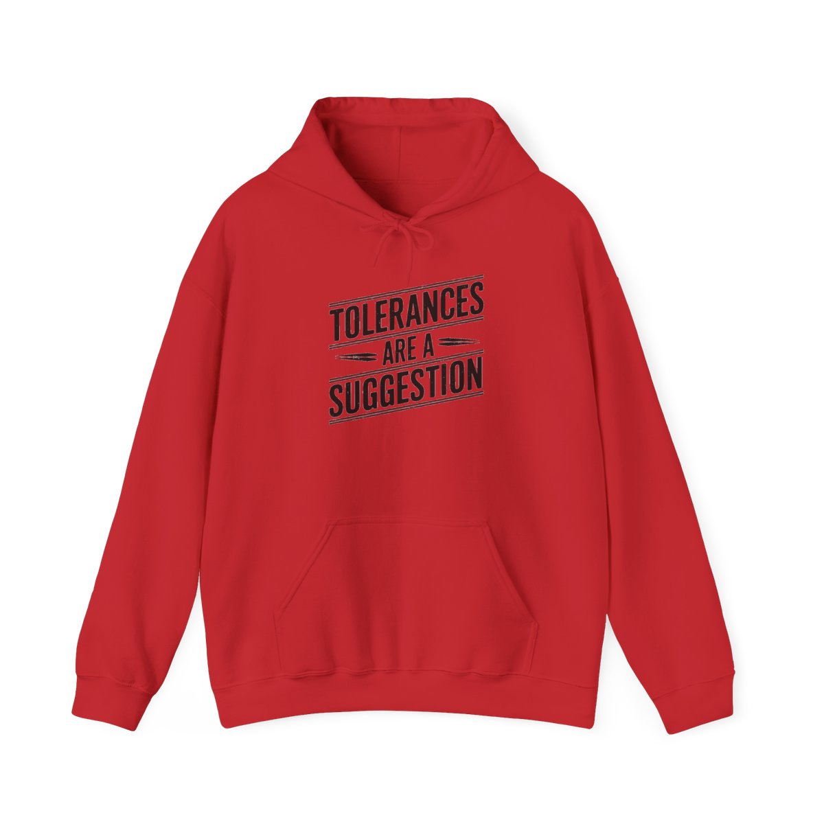 CNC Tolerance Hoodie - Machinist Crash Humor Pullover for Shop Floor Operators