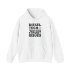 Diesel Tech Hoodie - Torque Specs & Trust Issues - Class 8 Diesel Mechanic Pullover - Heavy Duty Truck Tech Workwear