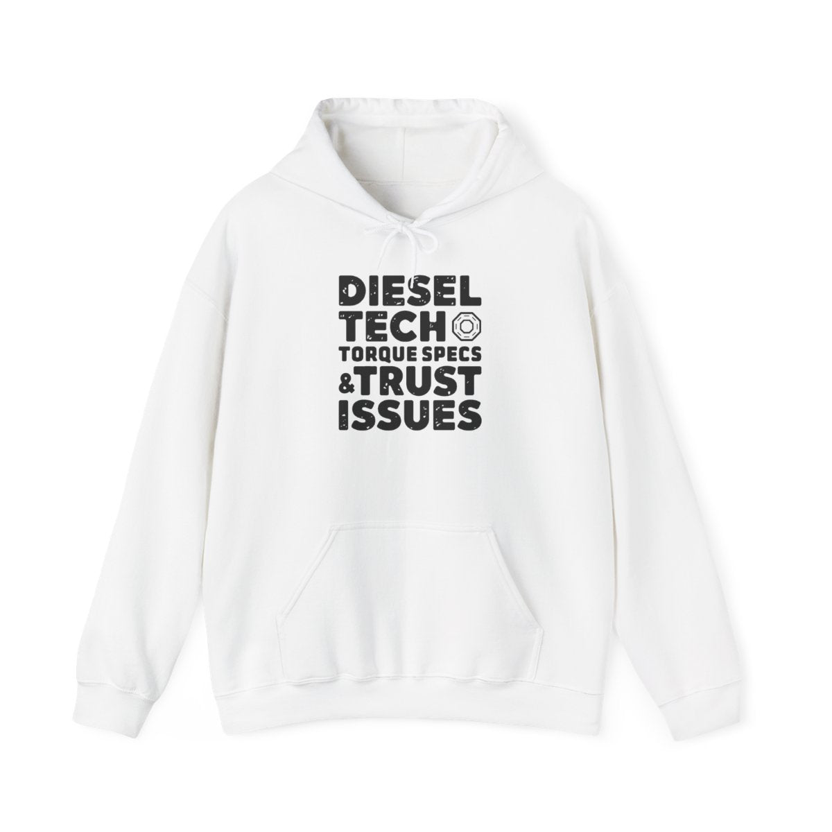 Diesel Tech Hoodie - Torque Specs & Trust Issues - Class 8 Diesel Mechanic Pullover - Heavy Duty Truck Tech Workwear