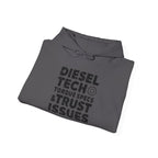 Diesel Tech Hoodie - Torque Specs & Trust Issues - Class 8 Diesel Mechanic Pullover - Heavy Duty Truck Tech Workwear