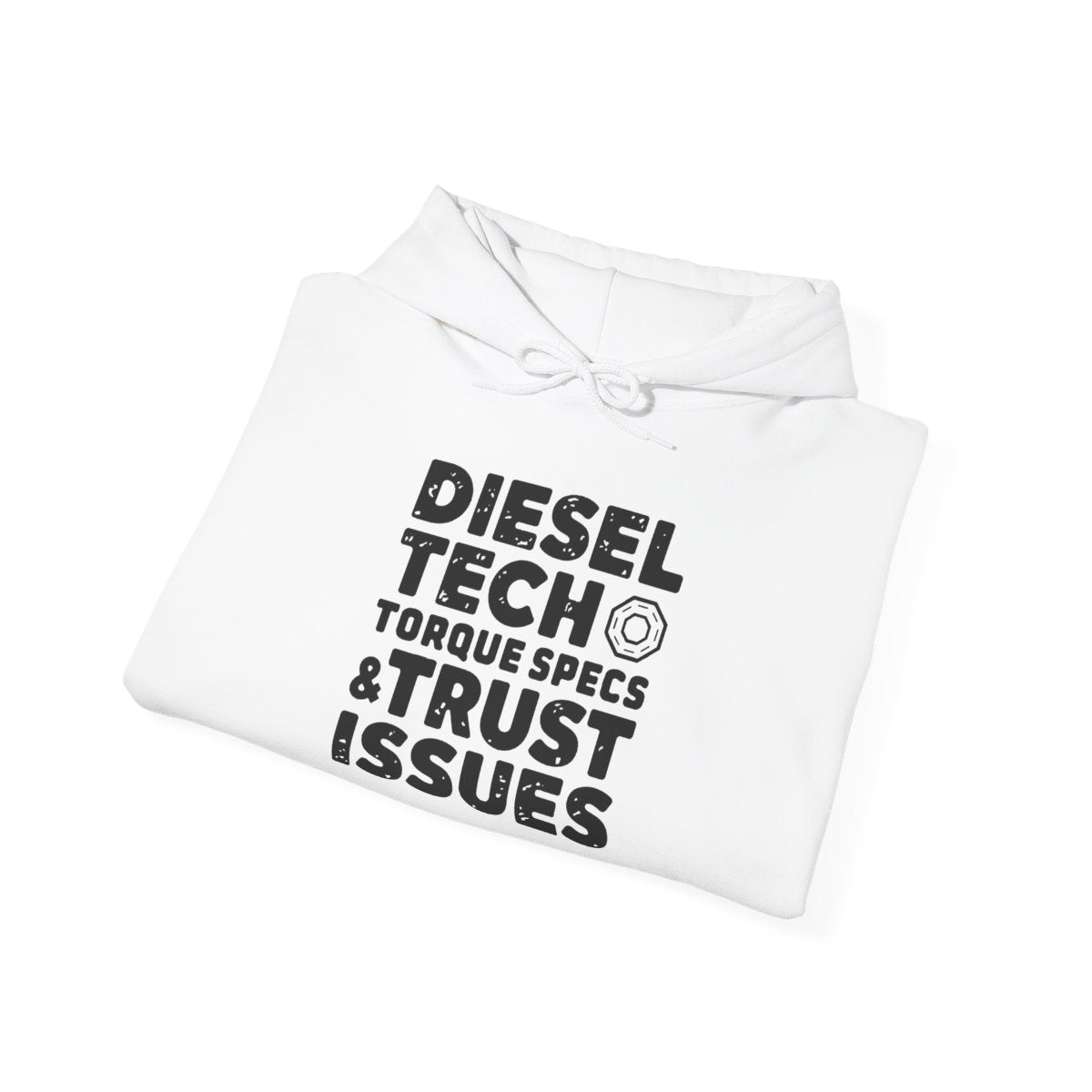 Diesel Tech Hoodie - Torque Specs & Trust Issues - Class 8 Diesel Mechanic Pullover - Heavy Duty Truck Tech Workwear