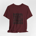 Diesel Tech T-Shirt - Torque Specs & Trust Issues - Class 8 Diesel Mechanic Shirt - Heavy Duty Truck Technician Tee