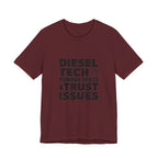 Diesel Tech T-Shirt - Torque Specs & Trust Issues - Class 8 Diesel Mechanic Shirt - Heavy Duty Truck Technician Tee
