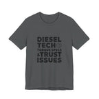 Diesel Tech T-Shirt - Torque Specs & Trust Issues - Class 8 Diesel Mechanic Shirt - Heavy Duty Truck Technician Tee