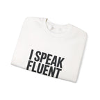 Fluent in G-Code Crewneck Sweatshirt - CNC Machinist Operator Shop Floor Pullover