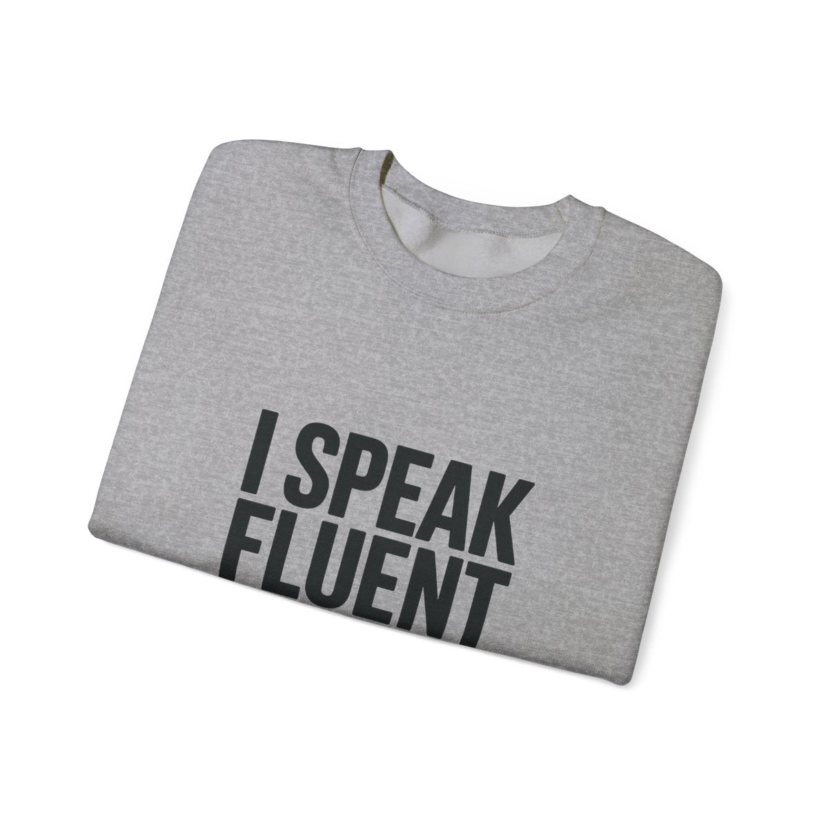 Fluent in G-Code Crewneck Sweatshirt - CNC Machinist Operator Shop Floor Pullover