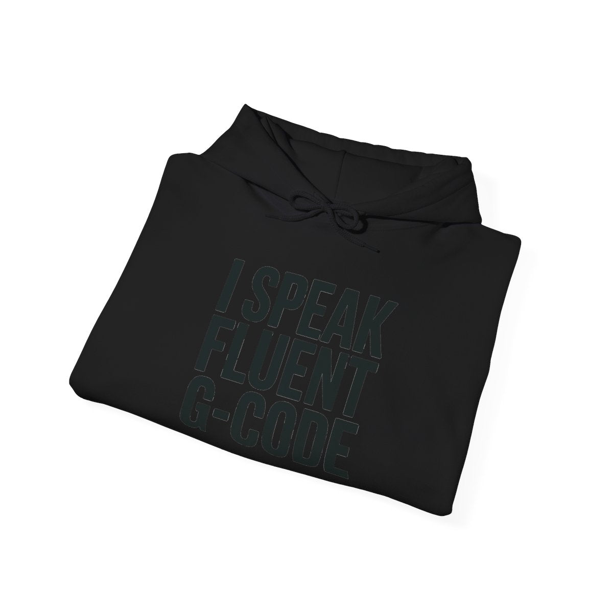 G-Code Fluent Hoodie — CNC Operator Pullover for Mill and Lathe Shop Floor Wear