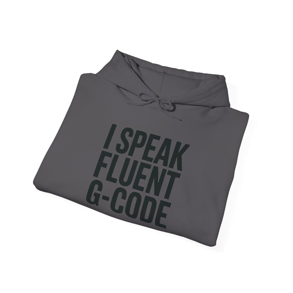 G-Code Fluent Hoodie — CNC Operator Pullover for Mill and Lathe Shop Floor Wear