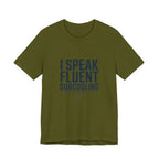 I Speak Fluent Subcooling HVAC Tech T-Shirt EPA 608 Refrigerant Manifold Gauge Workwear Tee
