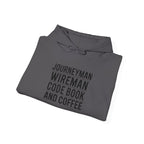 Journeyman Wireman Hoodie - Code Book and Coffee Pullover for Inside Wiremen