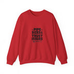 Plumber Crewneck Sweatshirt - Pipe Sizes & Trust Issues - Workwear Pullover for Plumbers, Pipefitters, Drain Techs