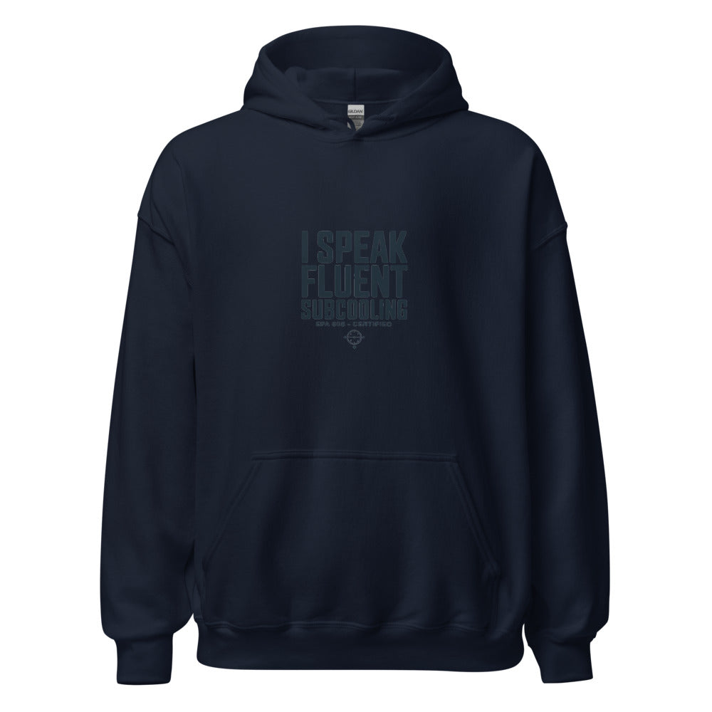 I Speak Fluent Subcooling Hoodie - Navy