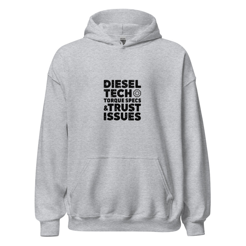 Diesel Tech Hoodie - Sport Grey