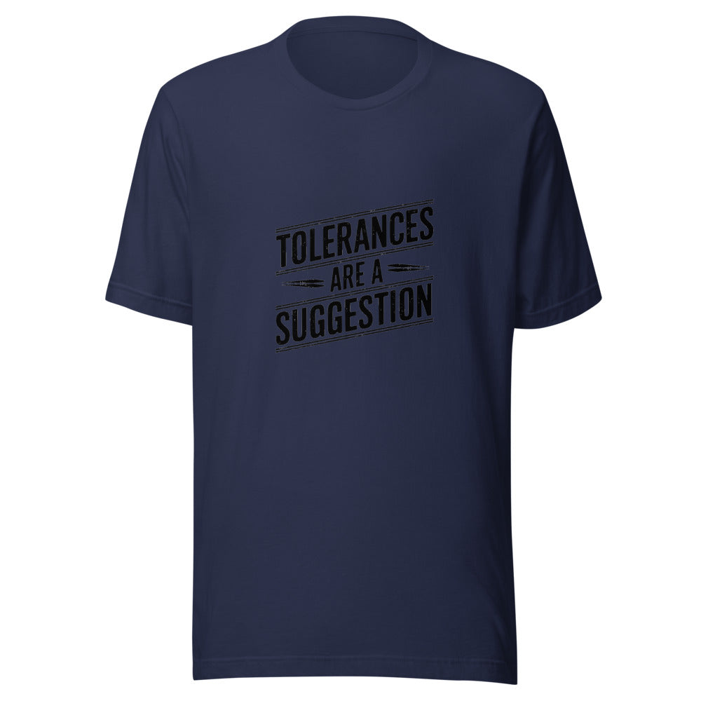 CNC Machinist Tolerance Humor - Navy