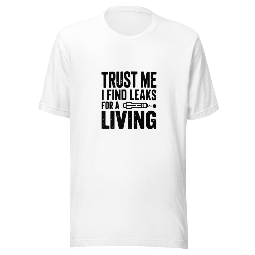 Trust Me I Find Leaks - White