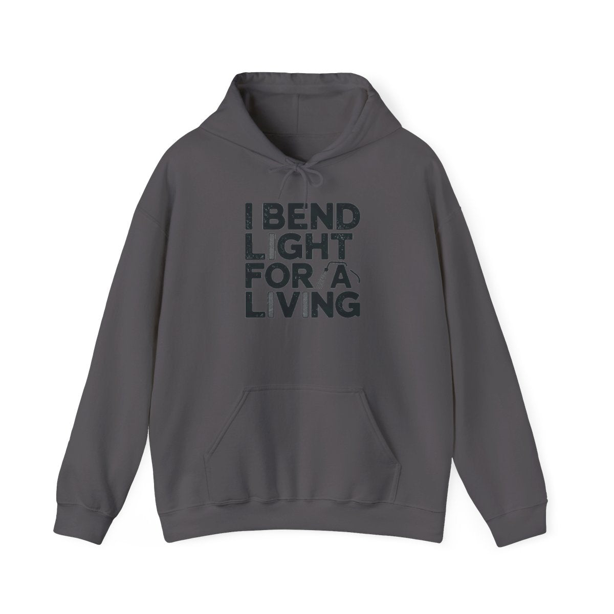 Welder Hoodie - I Bend Light For A Living - Funny TIG MIG Stick Welder Gift - Heavyweight Pullover for Pipe Welders, Fabricators, Pipeliners