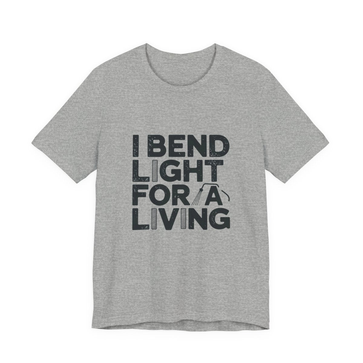 Welder T-Shirt - I Bend Light For A Living - Funny TIG MIG Stick Welder Gift Tee for Pipe Welders, Fabricators, Pipeliners