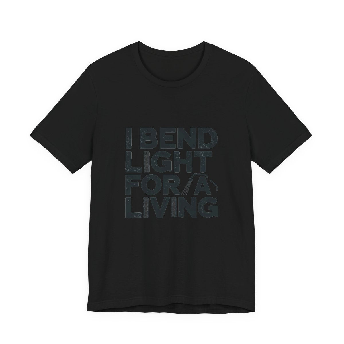 Welder T-Shirt - I Bend Light For A Living - Funny TIG MIG Stick Welder Gift Tee for Pipe Welders, Fabricators, Pipeliners