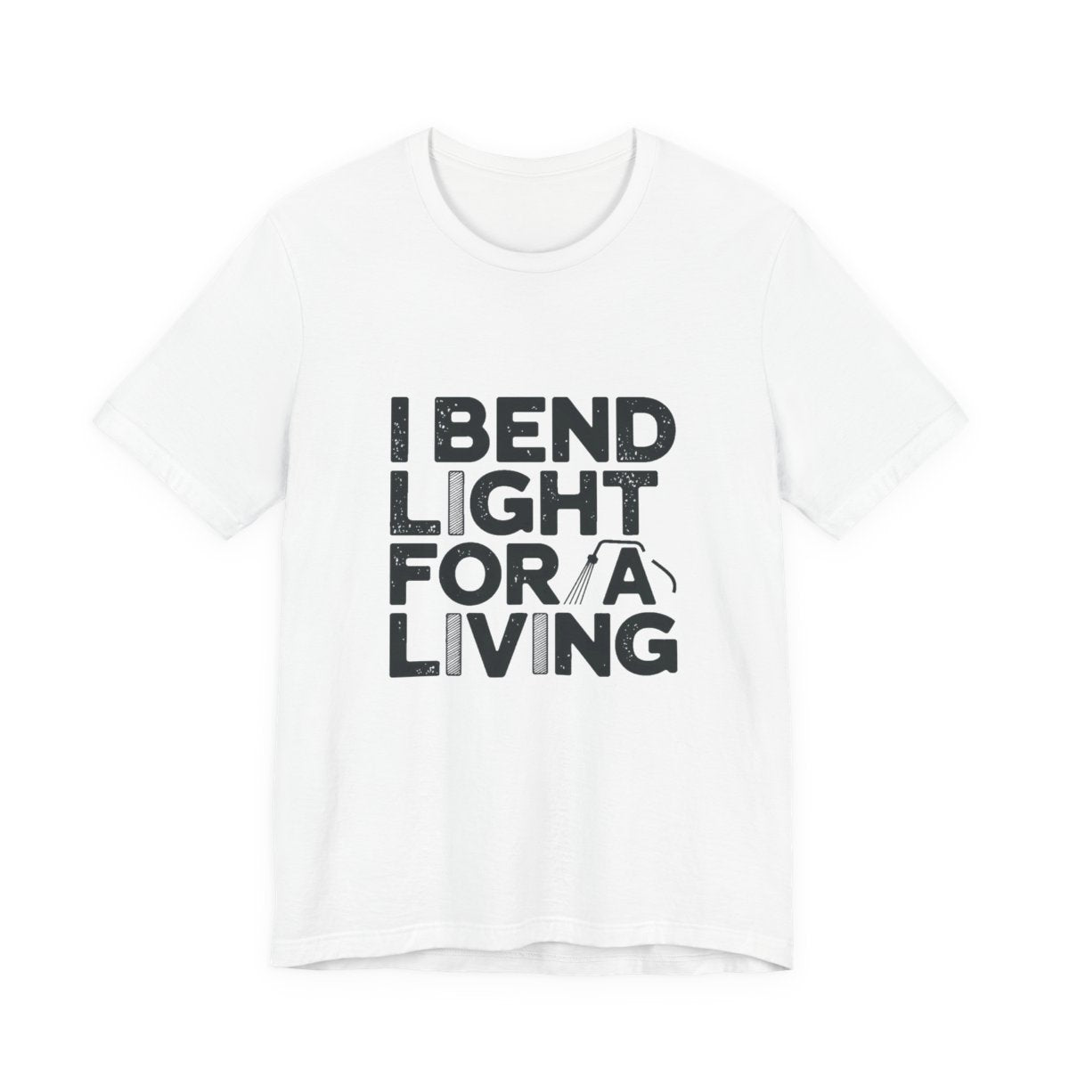 Welder T-Shirt - I Bend Light For A Living - Funny TIG MIG Stick Welder Gift Tee for Pipe Welders, Fabricators, Pipeliners