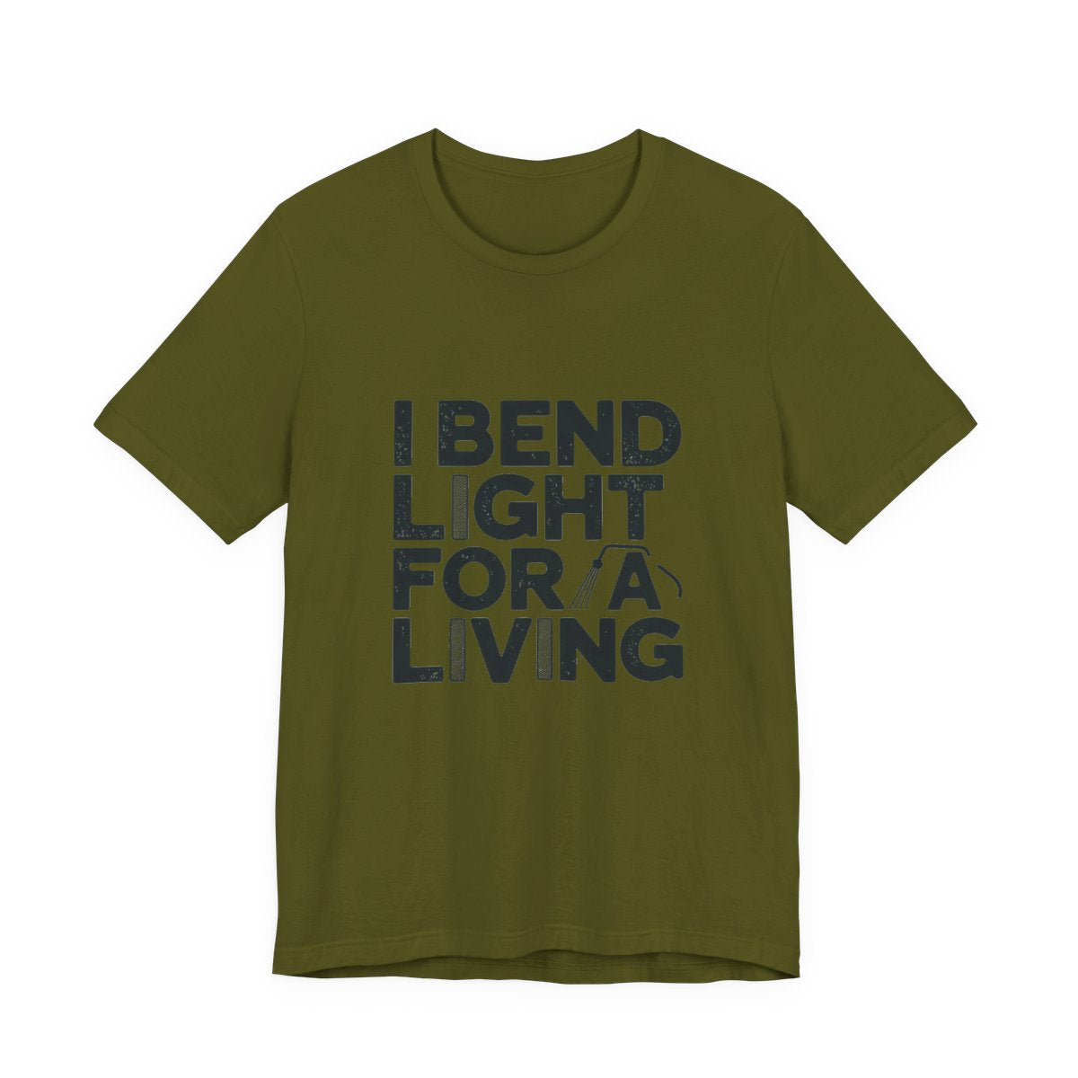 Welder T-Shirt - I Bend Light For A Living - Funny TIG MIG Stick Welder Gift Tee for Pipe Welders, Fabricators, Pipeliners